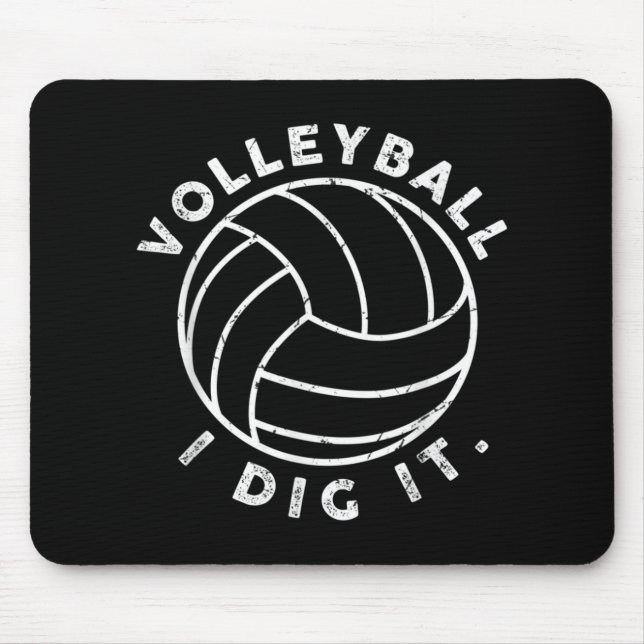 Volleyball jag Gräver den Roligt Musmatta (Framsidan)