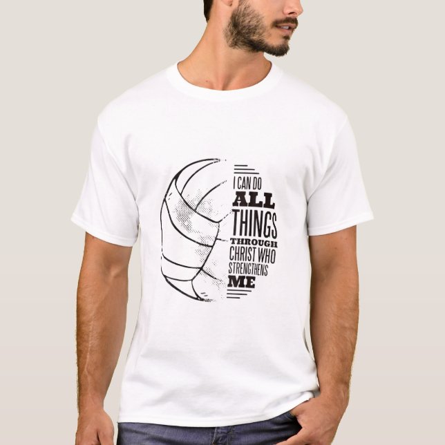 Volleyball jag kan göra Sak genom Christian som är T Shirt (Framsida)