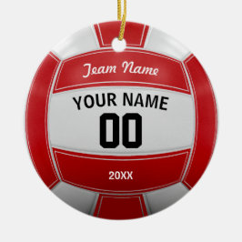 Volleyball-jul Julgransprydnad Keramik