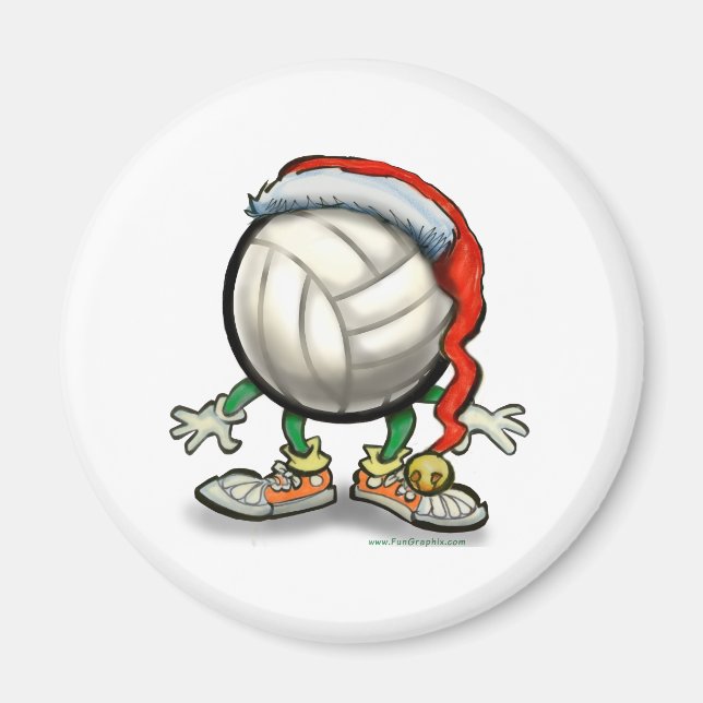 Volleyball-jul Magnet (Framsidan)