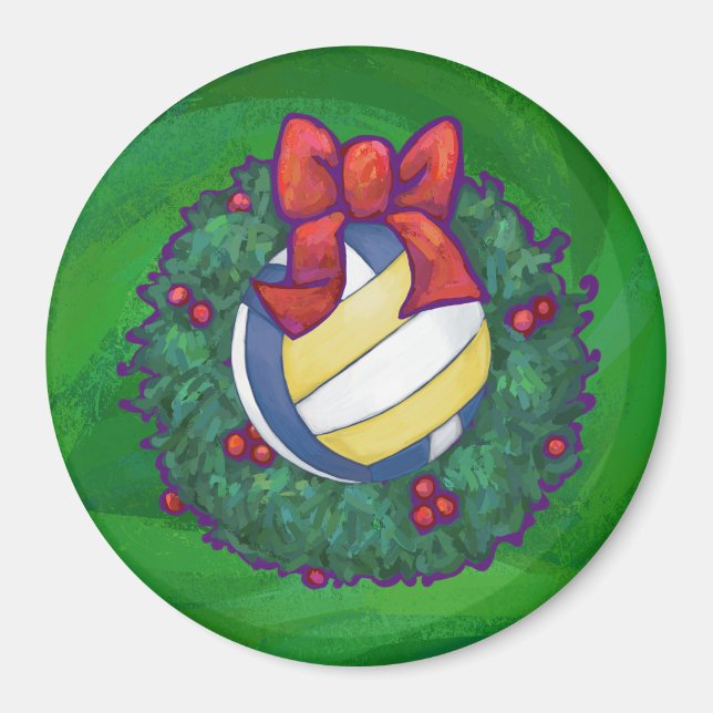Volleyball-jul Magnet (Framsidan)