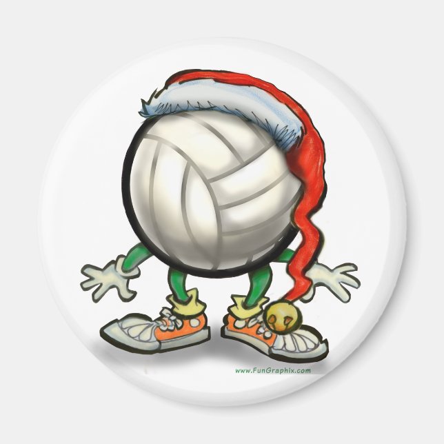Volleyball-jul Magnet (Framsidan)