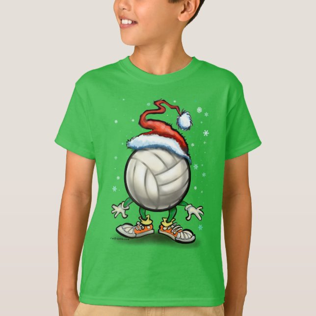 Volleyball-jul T Shirt (Framsida)