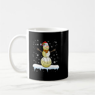 Volleyball jul Volleyball Snögubbe Ljus Boy Kaffemugg