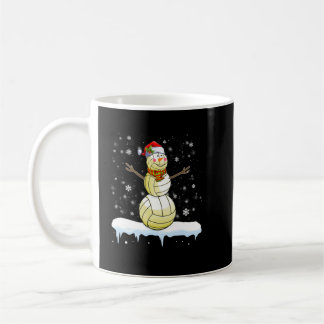 Volleyball jul Volleyball Snögubbe Ljus Boy Kaffemugg