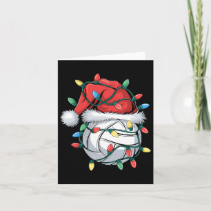 Volleyball Julafton Santa Sports Hat Boll Ki Kort