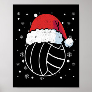 Volleyball Jultomten Hat Sports jul Pjs Xm Poster
