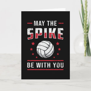Volleyball kan vara Spiket med dig Retro Player Kort