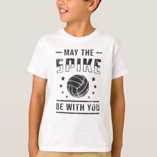 Volleyball kan vara Spiket med din Retro-gåva T Shirt