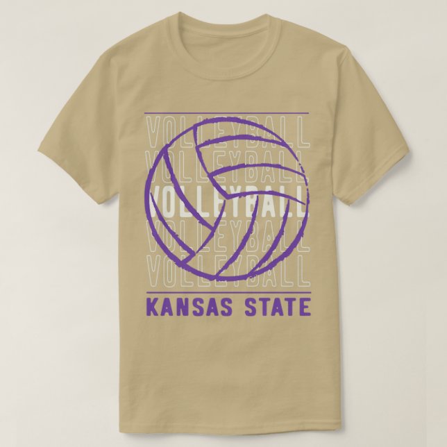 Volleyball Kansas T Shirt (Design framsida)