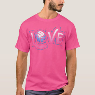 Volleyball Kärlek för kvinnor och flickor T Shirt