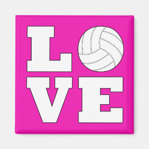 Volleyball KÄRLEK Fridge Magnet