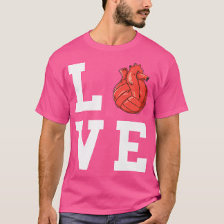 Volleyball Kärlek Heart Volleyball Player Beach Vo T Shirt
