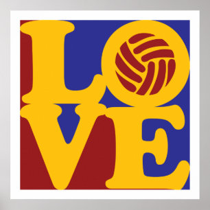 Volleyball Kärlek Poster