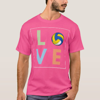 Volleyball Kärlek Volleyball i Roligten Volleyball T Shirt