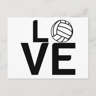 VOLLEYBALL KÄRLEK VYKORT