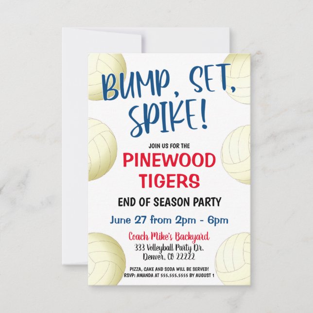 VOLLEYBALL-LAG INBJUDAN (Framsida)