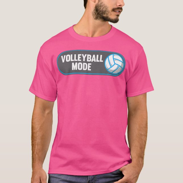 Volleyball-läge på Volleyball T Shirt (Framsida)
