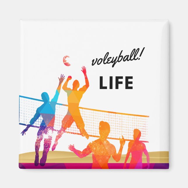 Volleyball Laife Magnet (Framsidan)