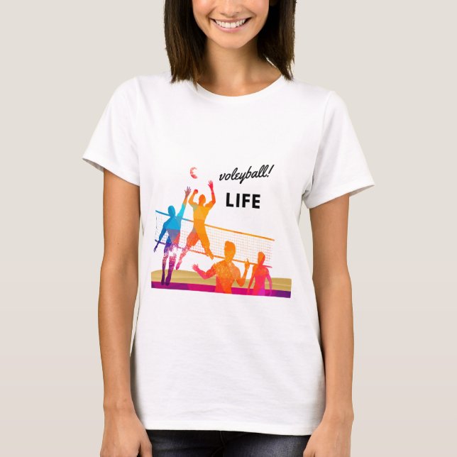 Volleyball Laife T Shirt (Framsida)