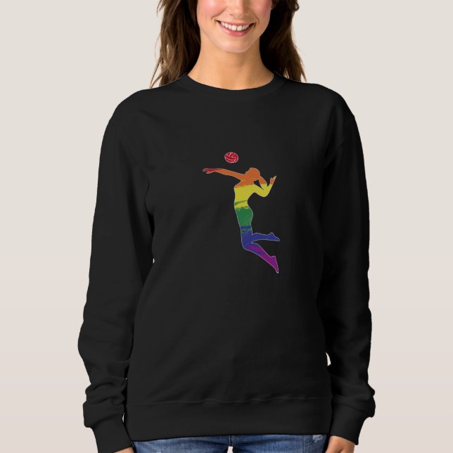 Volleyball LGBT T Shirt (Framsida)