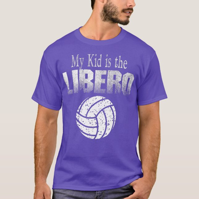Volleyball Libero Mamma Gift T Shirt (Framsida)