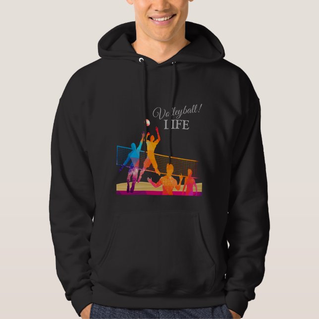 Volleyball Life Hoodie (Framsida)