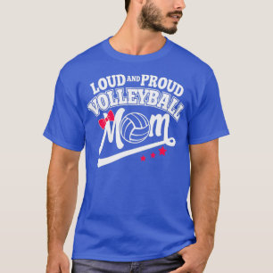 Volleyball Loud och Proud Mamma Women T Shirt