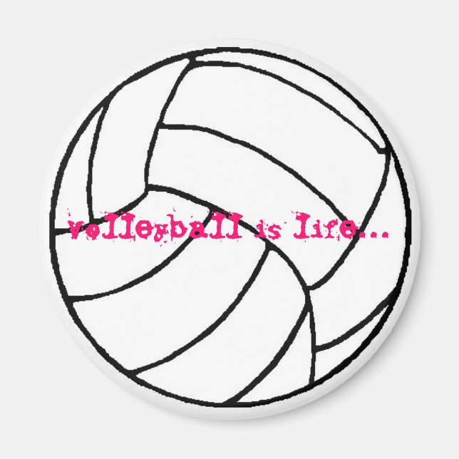 volleyball mag. magnet (Framsidan)