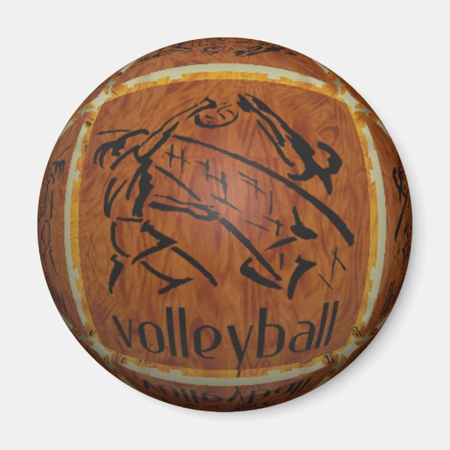 VOLLEYBALL Magnet (Framsidan)