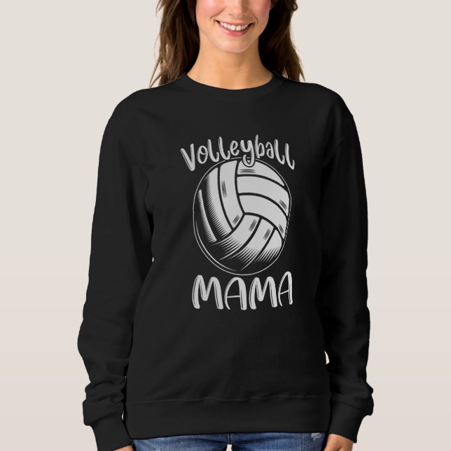 Volleyball Mama For Family Matching Players Team M T Shirt (Framsida)
