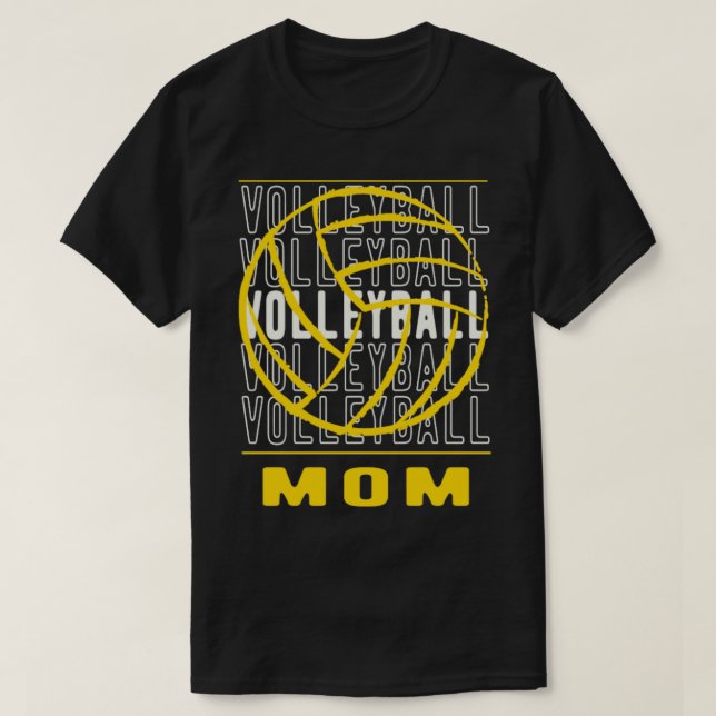 Volleyball Mamma18 T Shirt (Design framsida)