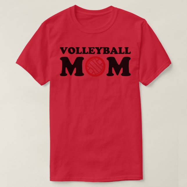 Volleyball Mamma1 T Shirt (Design framsida)