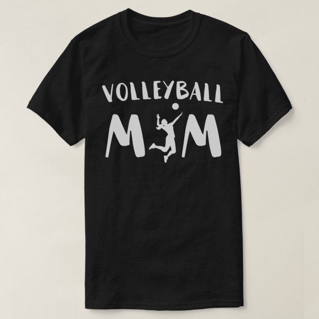 Volleyball Mamma 12 T Shirt (Design framsida)