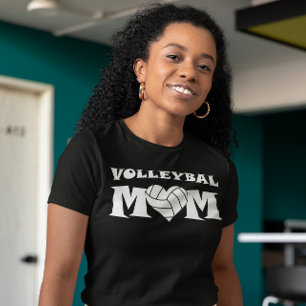 Volleyball Mamma Anpassningsbar Player Namn och Nu T Shirt