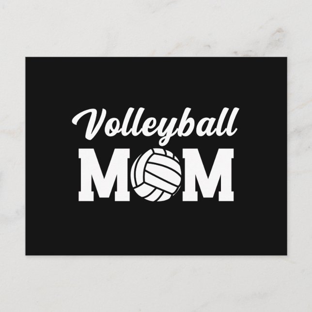 Volleyball Mamma Cute Mamma Life Helg Vykort (Framsida)