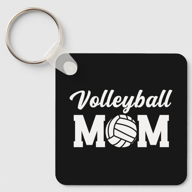 Volleyball Mamma Cute Mamma Life Nyckelring (Framsida)