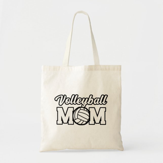 Volleyball Mamma Cute Mamma Life Tygkasse (Framsidan)