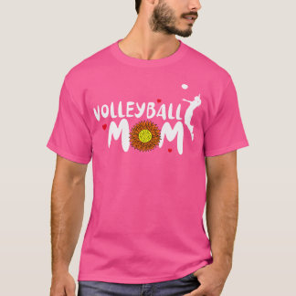 Volleyball Mamma för kvinnor, Cute Volleyball T Shirt