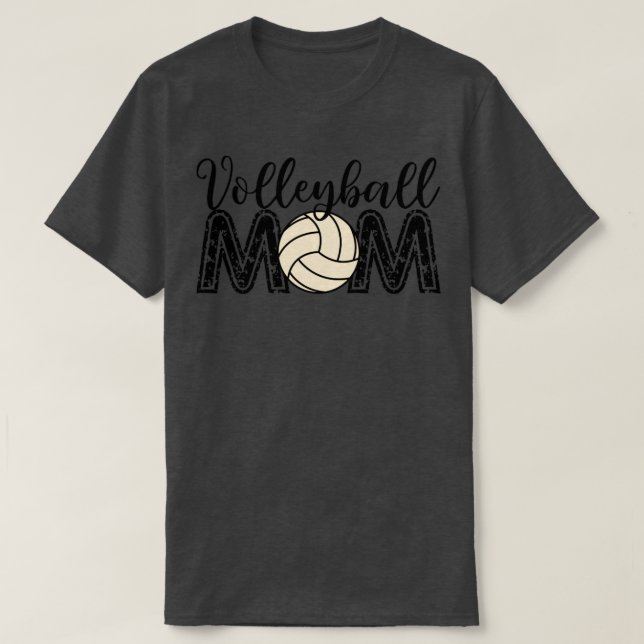 Volleyball Mamma-gåvor T Shirt (Design framsida)