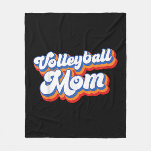 Volleyball Mamma Leopard Roligt Boll Mamma Mors da Fleecefilt