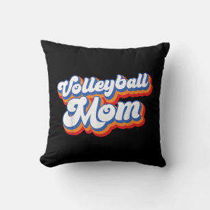 Volleyball Mamma Leopard Roligt Boll Mamma Mors da Kudde