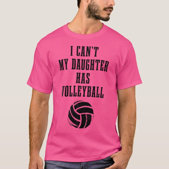 Volleyball Mamma Pappa kan jag inte skratta med vo T Shirt (Framsida)