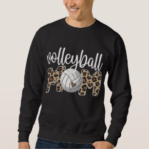 Volleyball Mamma stolt Mor i en volleybollspelare Lång Ärmad Tröja