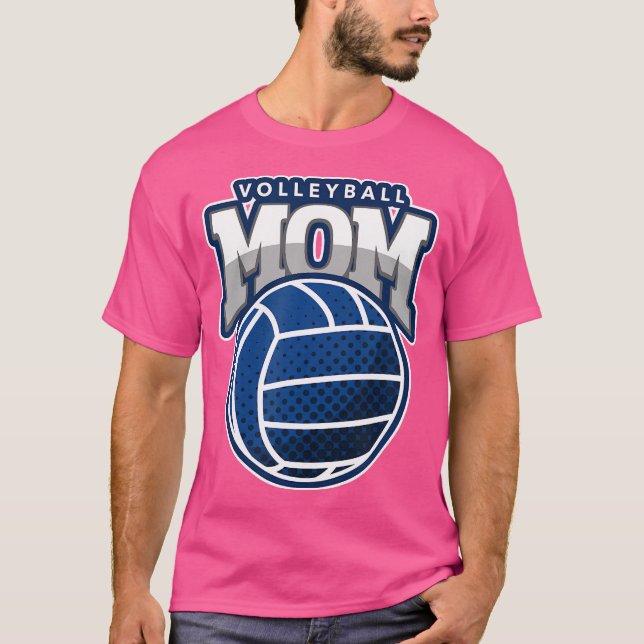Volleyball Mamma T Shirt (Framsida)