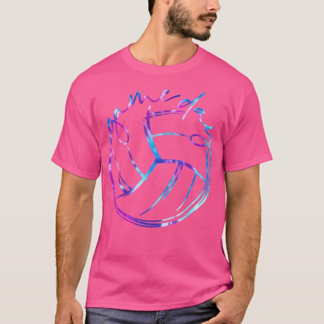Volleyball Mamma T Shirt (Framsida)