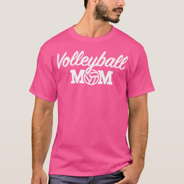 Volleyball Mamma T Shirt (Framsida)