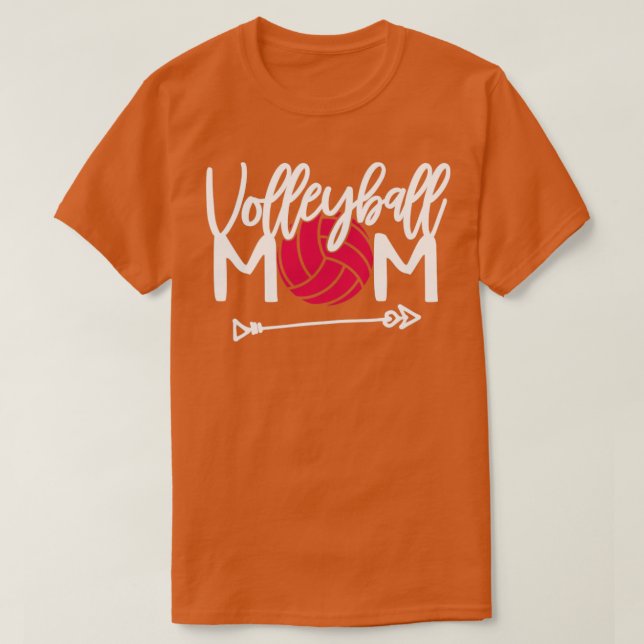 Volleyball Mamma TShirt Mors dag Gift 1 T Shirt (Design framsida)
