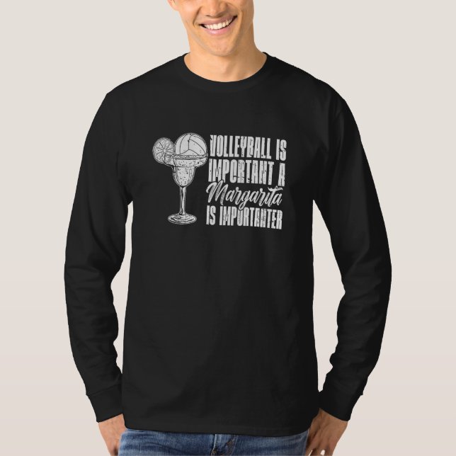 Volleyball Margarita T Shirt (Framsida)
