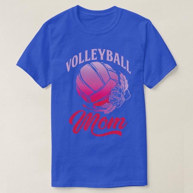 Volleyball-matchen Mamma Mor i volleyboll för kvin T Shirt (Design framsida)